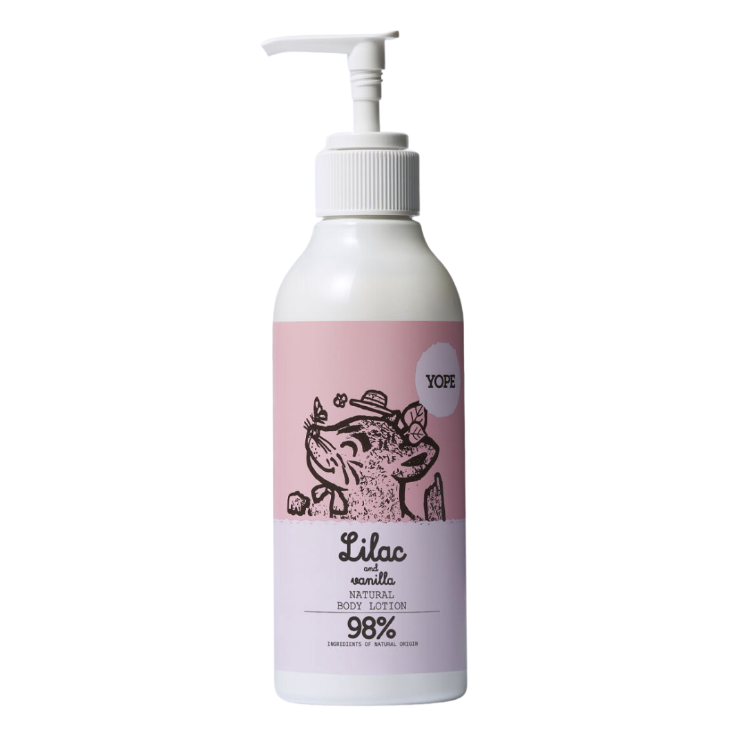 YOPE Natūralus kūno losjonas ,,Alyvos ir vanilė" 300ml.