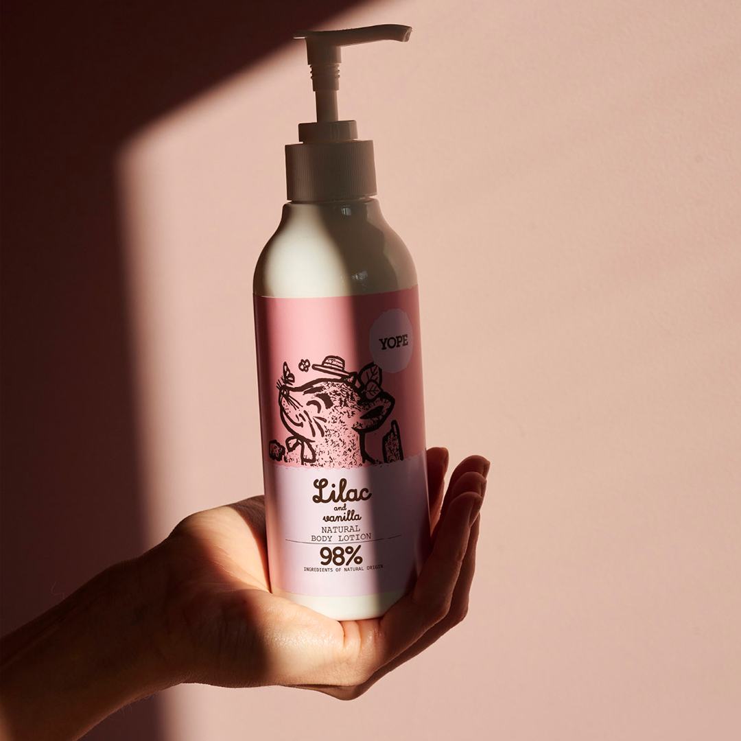 YOPE Natural body lotion "Oils and vanilla" 300ml.