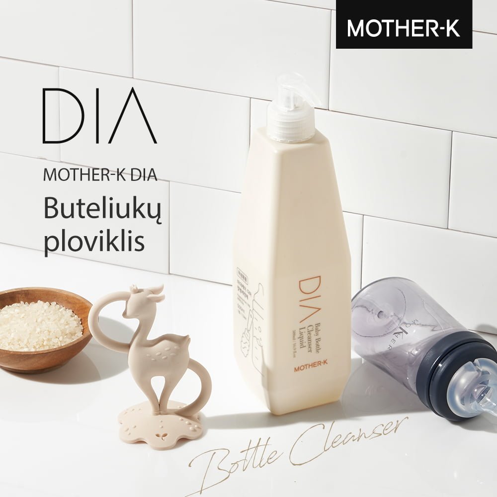 "Mother K DIA" Feeding Bottle, Fruit and Vegetable Cleaner 500ml