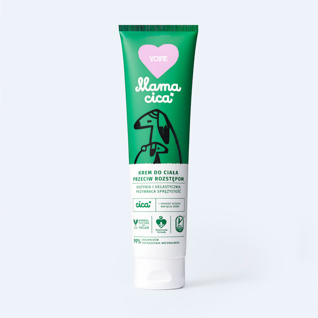 YOPE “Mama cica” kūno kremas nuo strijų, 150 ml.