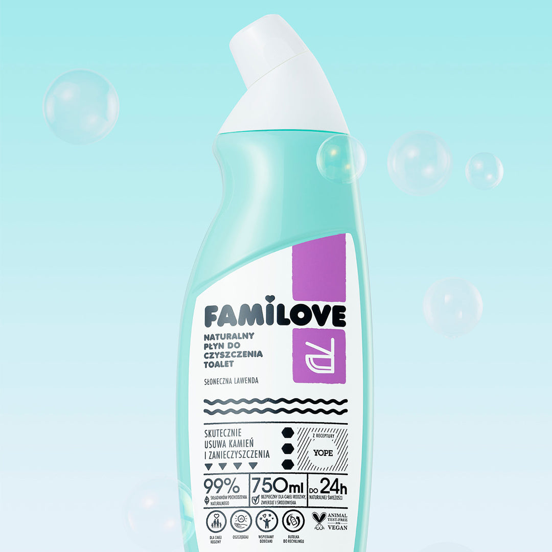 YOPE “FAMILOVE” Toilet cleaning gel 750ml (Lavender)
