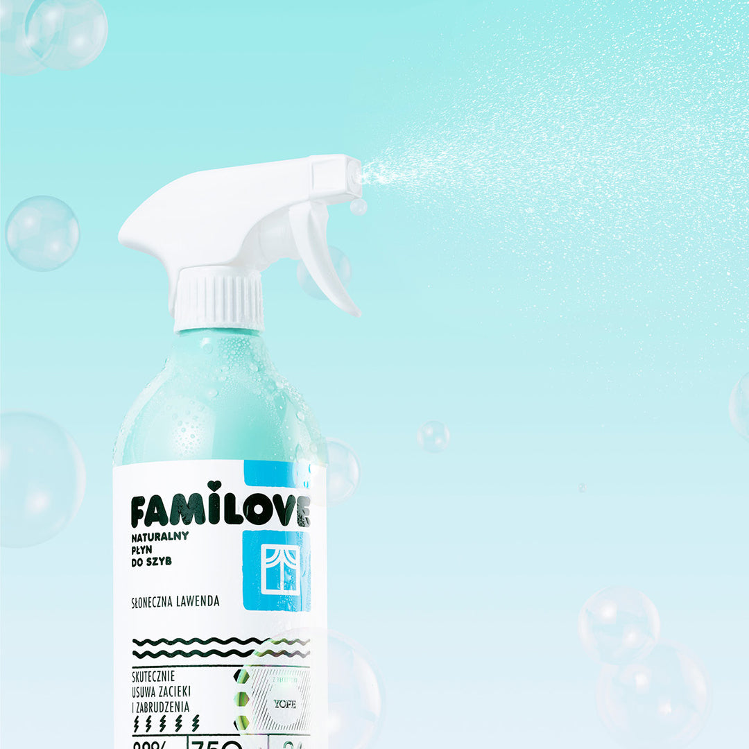 YOPE “FAMILOVE” window and mirror cleaner, 750 ml