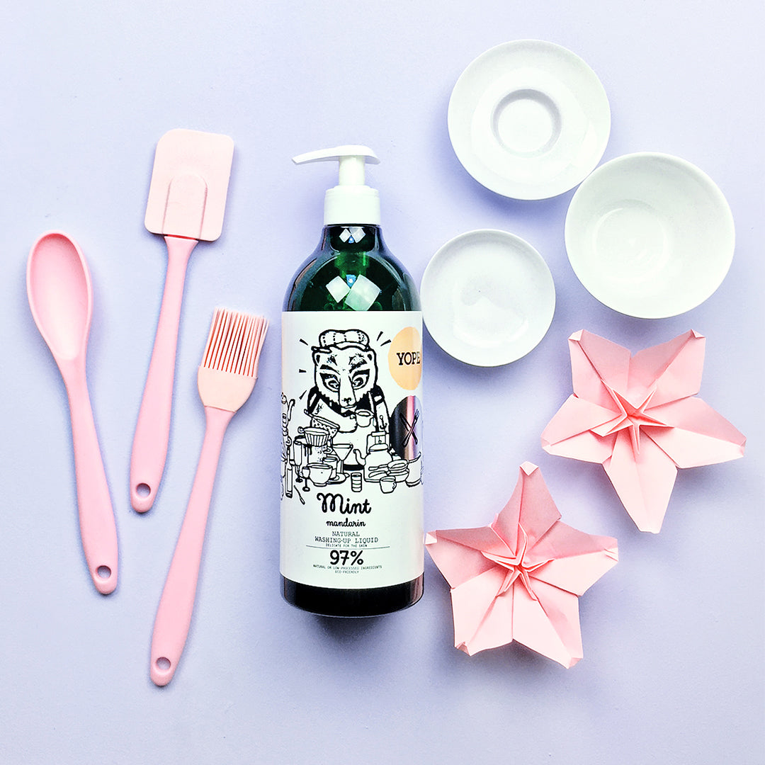 YOPE natural dishwashing liquid, 750 ml (Mint and Mandarin)