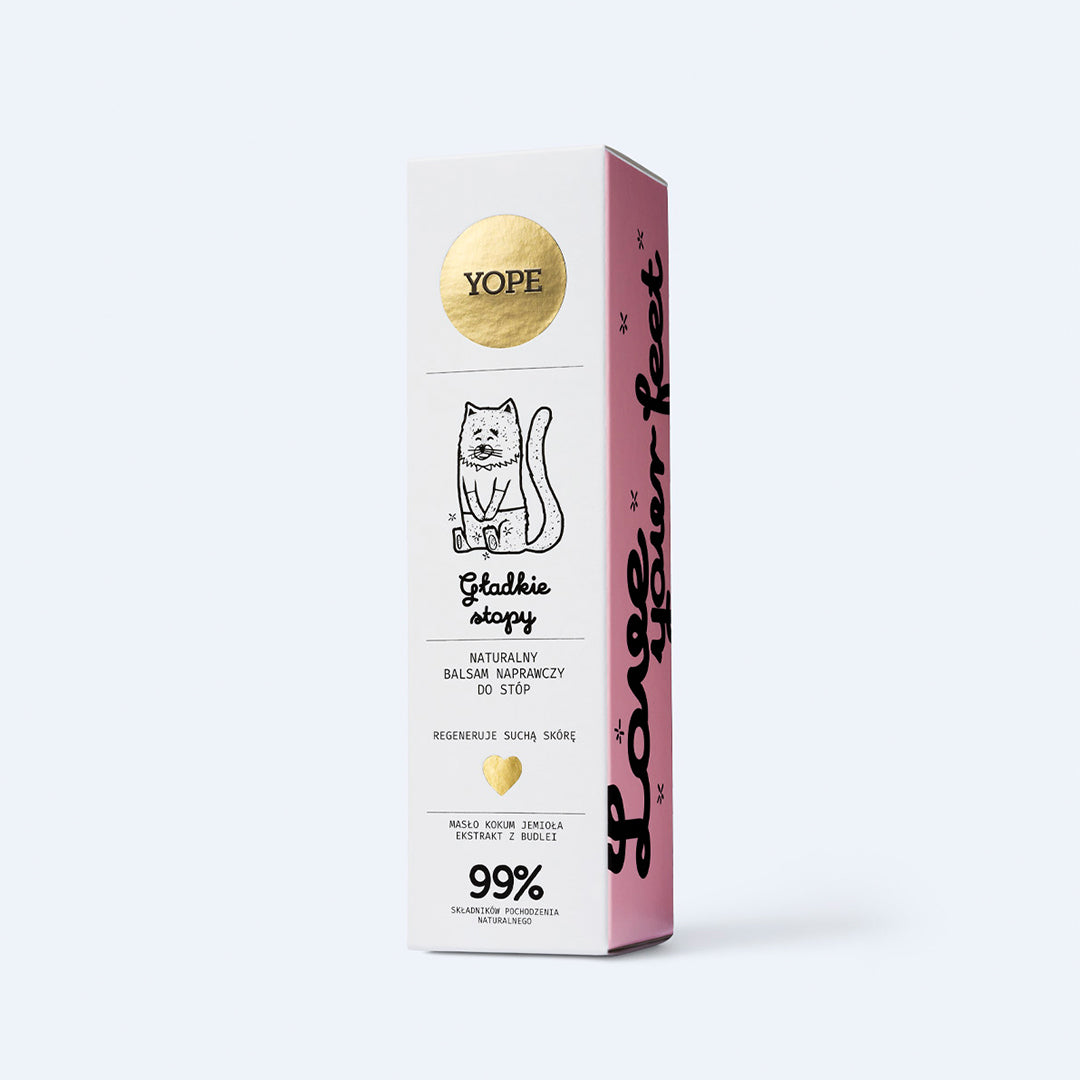 YOPE “Smooth Feet” natural restorative foot balm, 75 ml