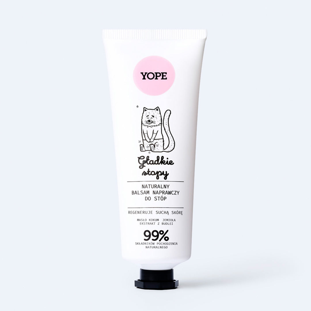 YOPE “Smooth Feet” natural restorative foot balm, 75 ml