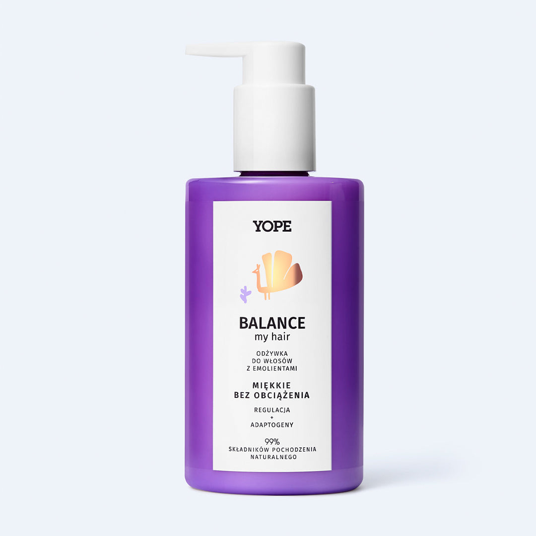 YOPE “BALANCE” balancing conditioner for oily skin with emollients, 300 ml