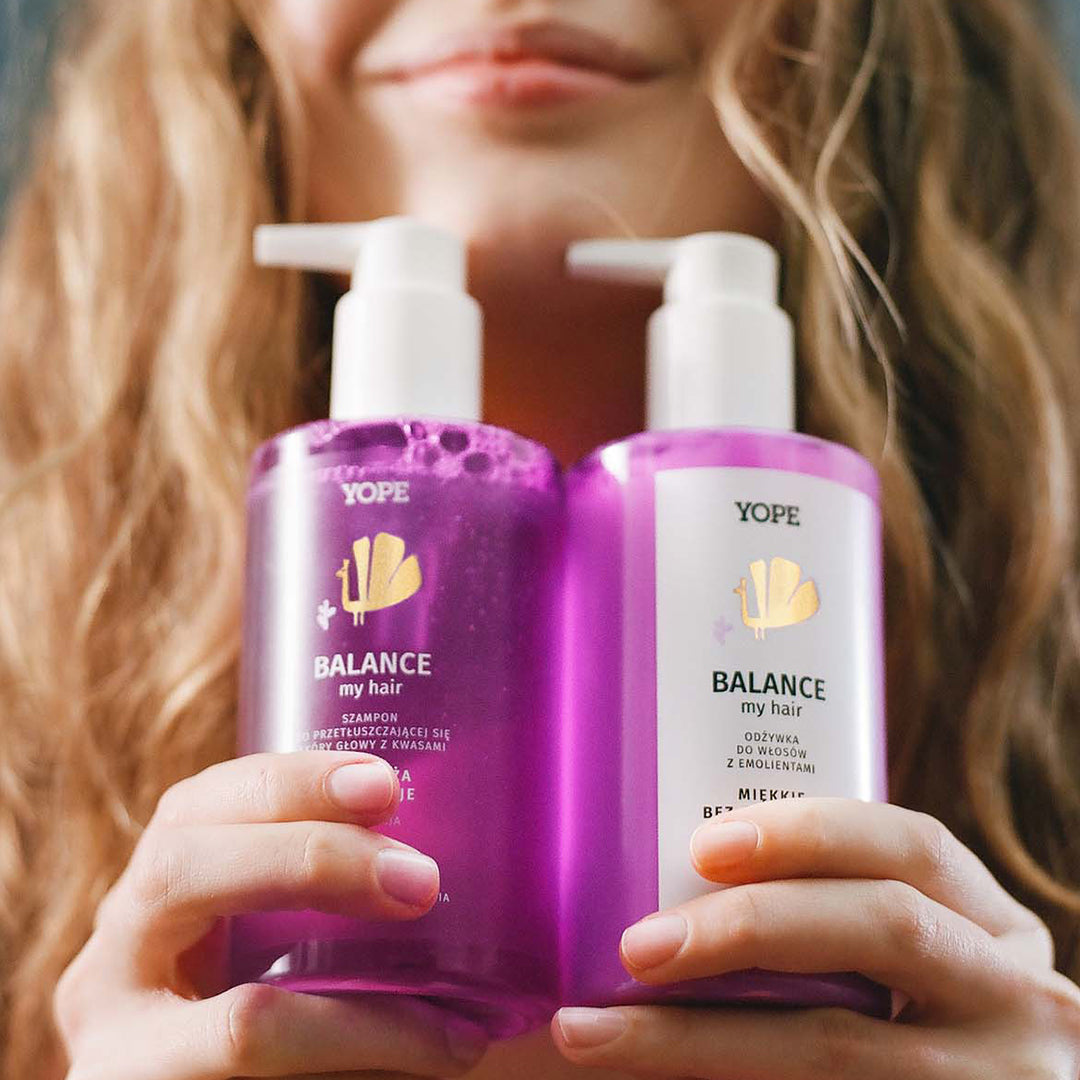 YOPE “BALANCE” balancing conditioner for oily skin with emollients, 300 ml