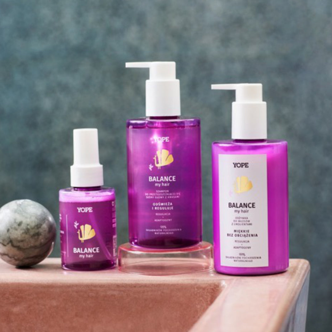 YOPE “BALANCE” balancing shampoo for oily skin with acids, 300 ml