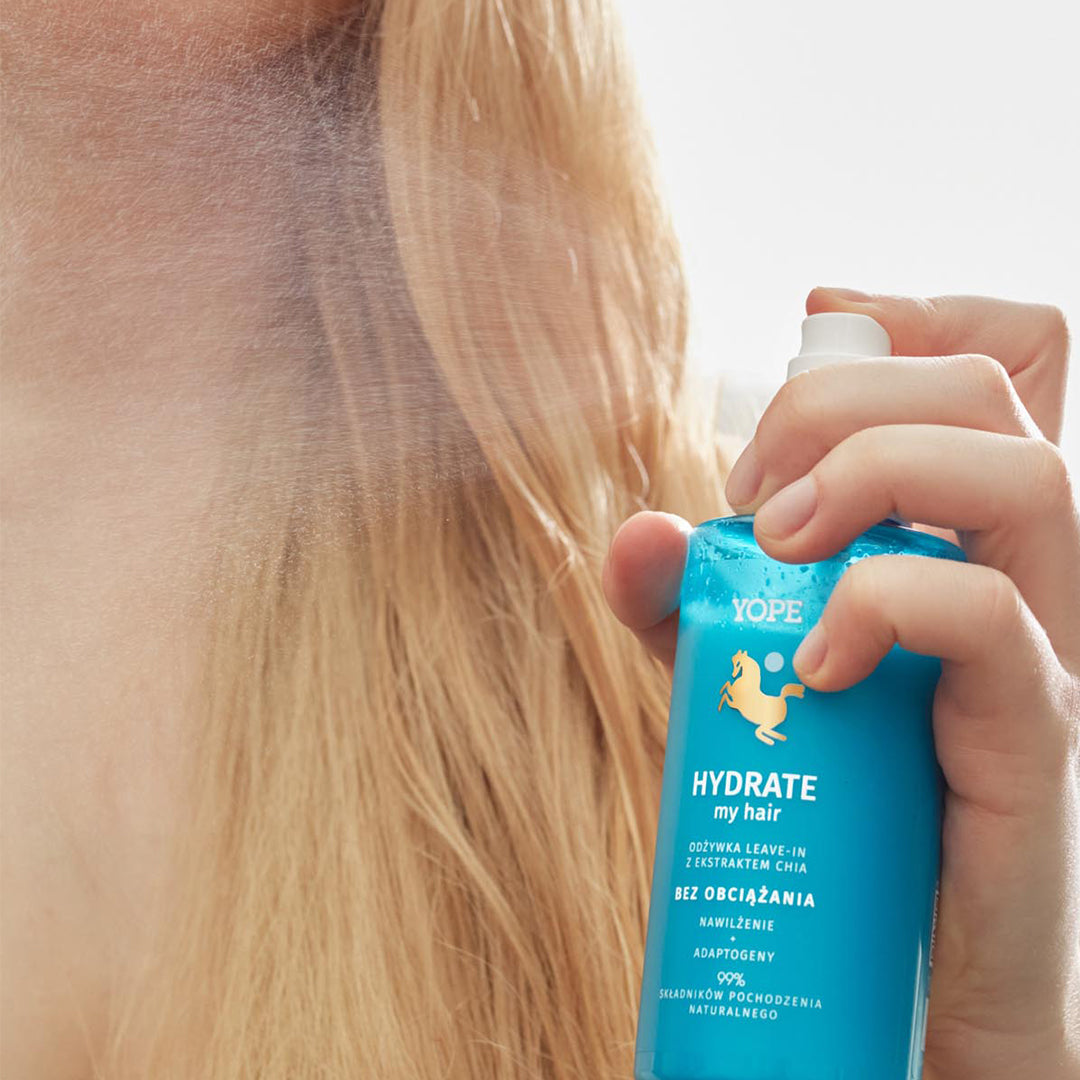 YOPE “HYDRATE” moisturizing leave-in conditioner with Chia extract, 150 ml