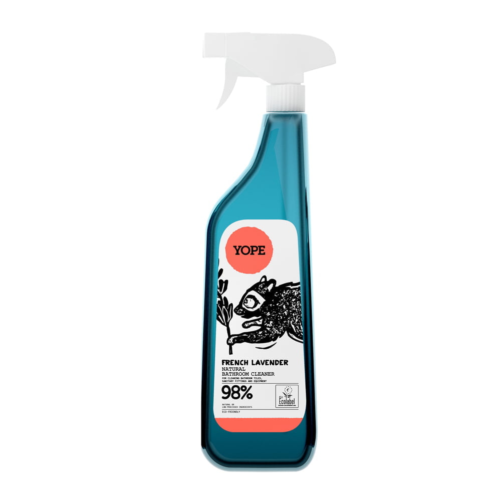 YOPE Natūralus vonios kambario valiklis ,,Prancūziška levanda" 750 ml