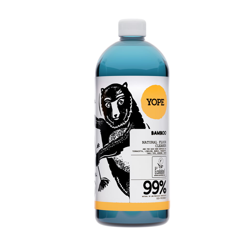 YOPE Natural Floor Cleaner, Bamboo Scent, 1000 ml