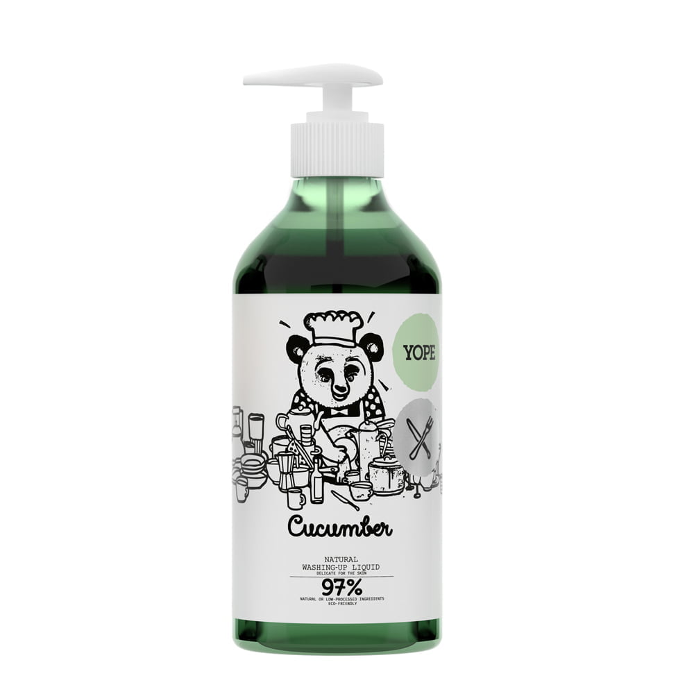 YOPE natural dishwashing liquid, 750 ml (Cucumber)