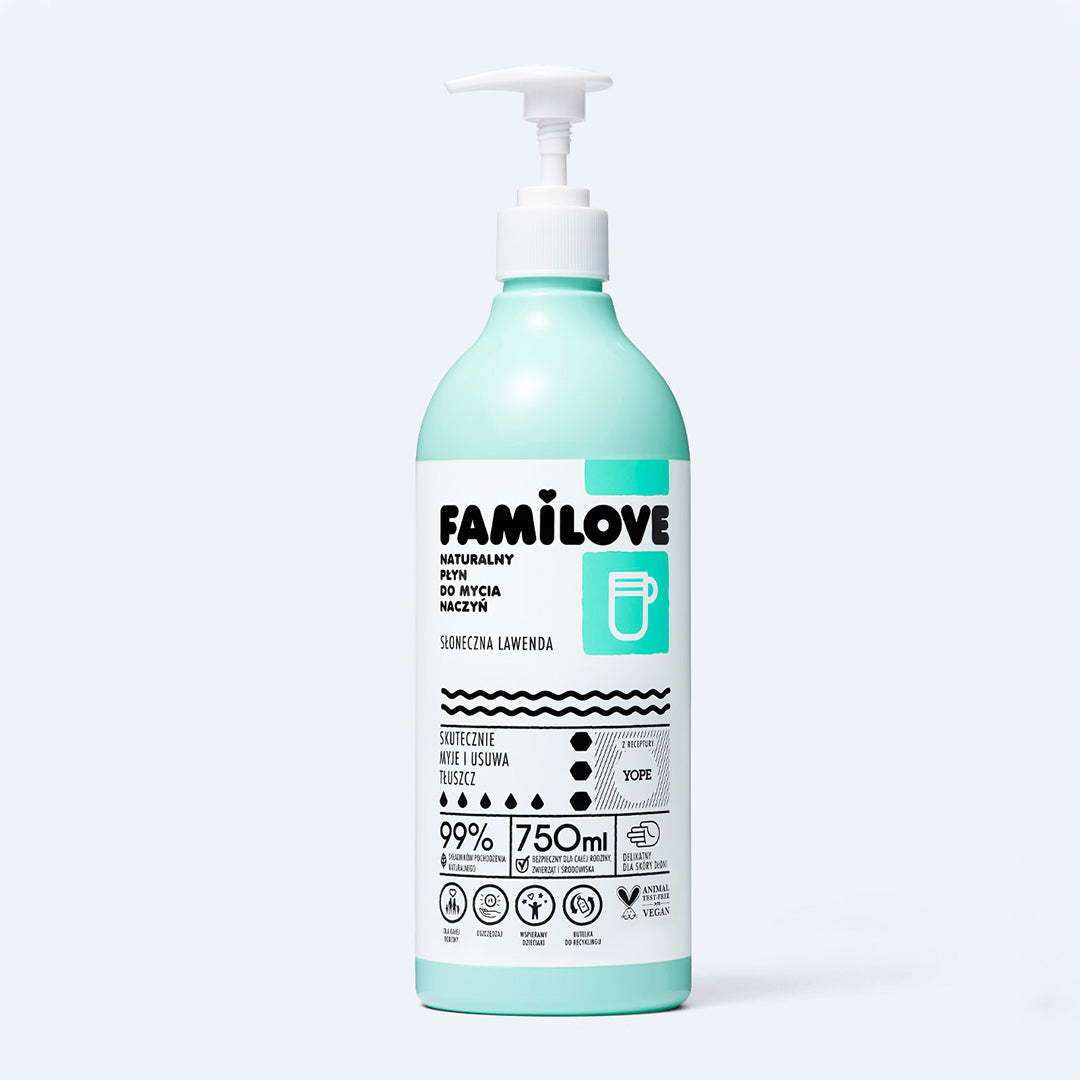 YOPE “FAMILOVE” Natural Dishwashing Liquid 750ml (Lavender)