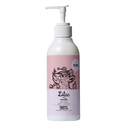 YOPE Natūralus kūno losjonas ,,Alyvos ir vanilė" 300ml.