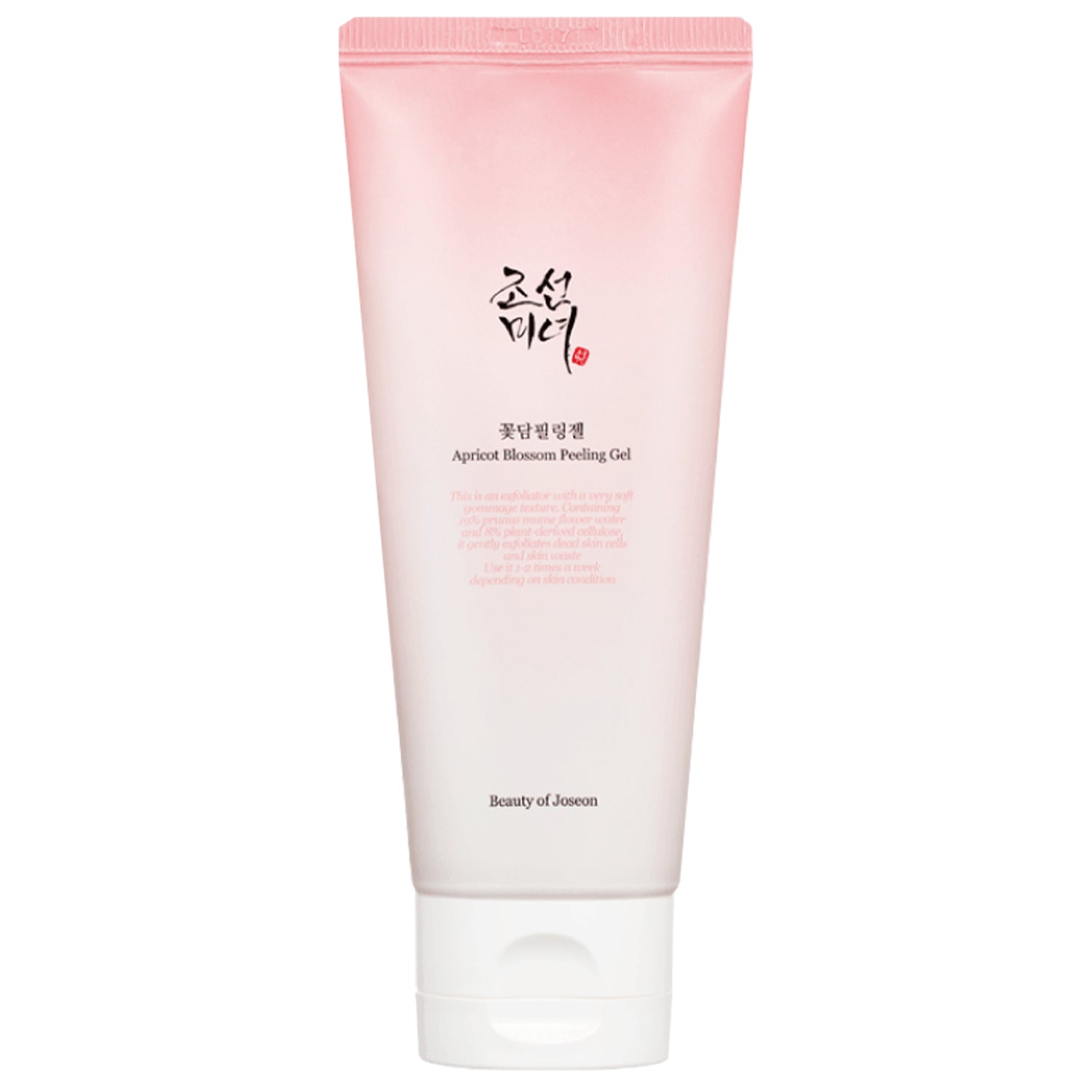 Beauty of Joseon Apricot Blossom Peeling Gel veido pilingas veido sveitiklis neagresyvi kosmetika korejietiska kosmetika veido pilingas beauty of joseon kosmetika lietuvoje abrikosu sveitiklis