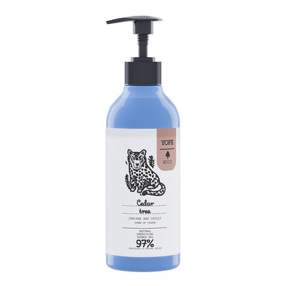 YOPE WOOD Shower gel Cedar, 400 ml.