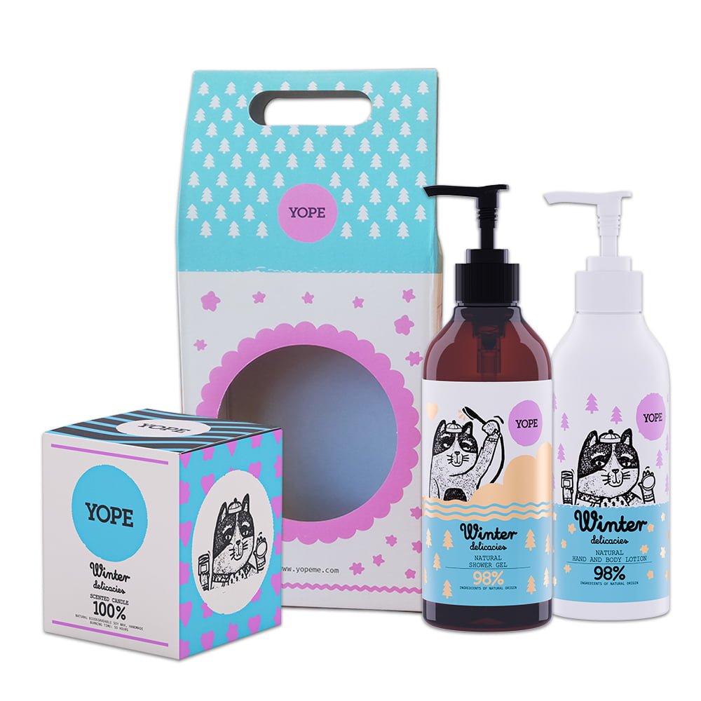 YOPE handmade 100% natural soy wax candle, Winter Delicacies