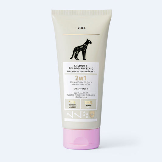 YOPE Creamy, moisturizing shower gel 2in1, 200ml.