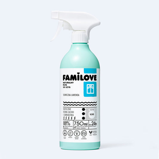 YOPE “FAMILOVE” window and mirror cleaner, 750 ml