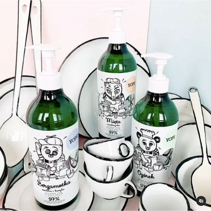 YOPE natural dishwashing liquid, 750 ml (Cucumber)