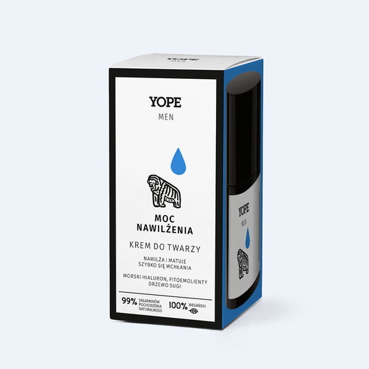 YOPE Men's moisturizing face cream, 50ml.