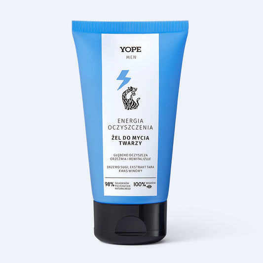 YOPE Men's facial cleanser, 150ml.