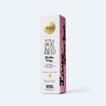 YOPE “Smooth Feet” natural restorative foot balm, 75 ml