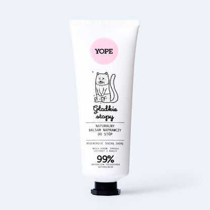 YOPE “Smooth Feet” natural restorative foot balm, 75 ml