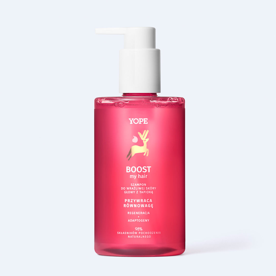 YOPE “BOOST” regenerating shampoo with Tapioca, 300ml