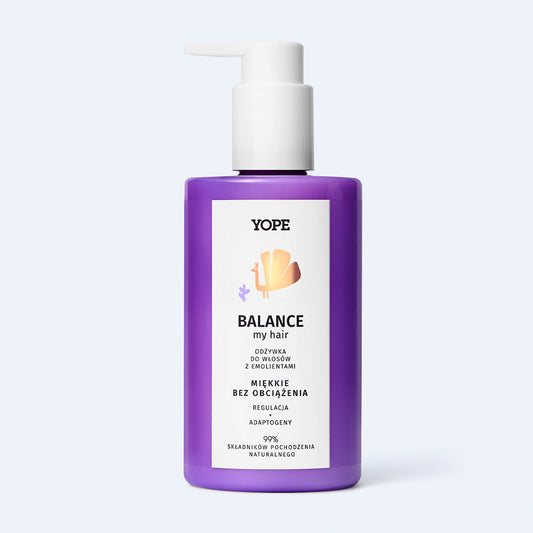 YOPE “BALANCE” balancing conditioner for oily skin with emollients, 300 ml