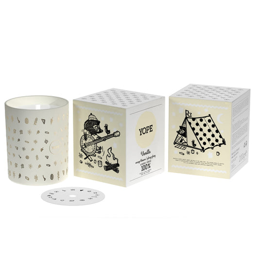 YOPE handmade 100% natural soy wax candle, Vanilla