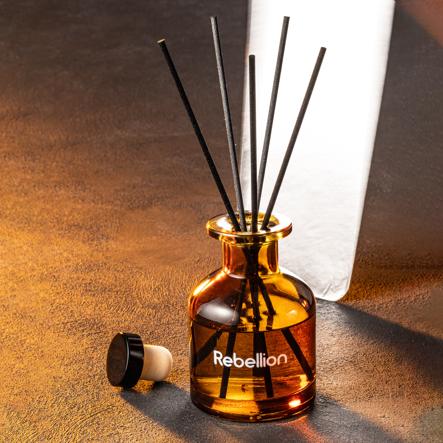 Rebellion home fragrance diffuser with reeds "Caramel Finish" 125ml