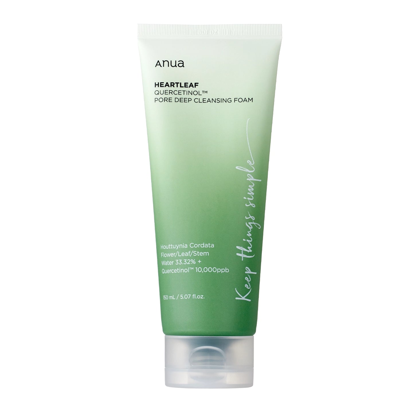 Anua Heartleaf Quercetinol Pore Deep Cleansing Foam 150ml