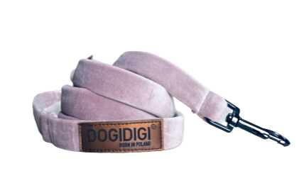 Dogi Digi velour dog leash