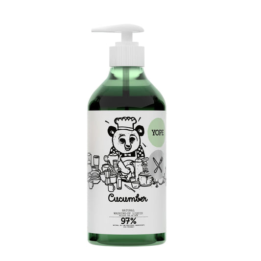 YOPE natural dishwashing liquid, 750 ml (Cucumber)
